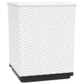 Miniatyrbilde 4 av 8: vidaXL Plantekasser 2 stk hvit 30x30x37 cm polypropylen