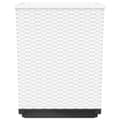 Miniatyrbilde 5 av 8: vidaXL Plantekasser 2 stk hvit 30x30x37 cm polypropylen