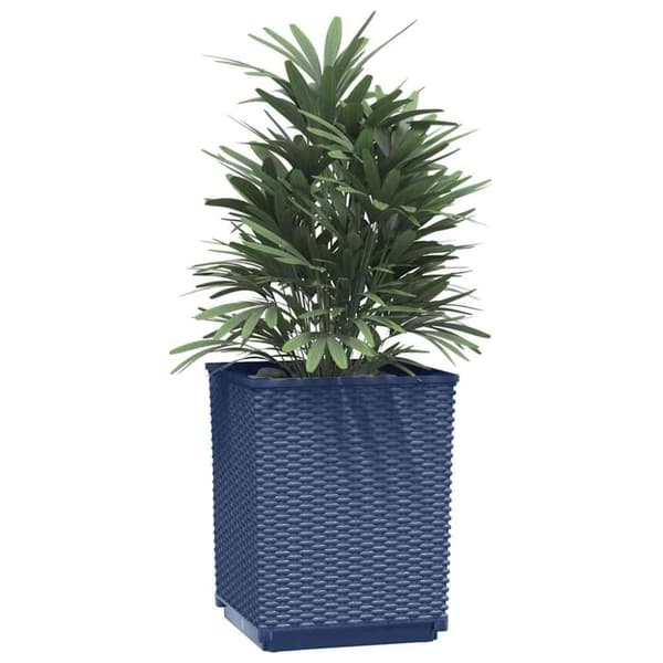 vidaXL Plantekasser 2 stk mørkegrå 30x30x37 cm polypropylen