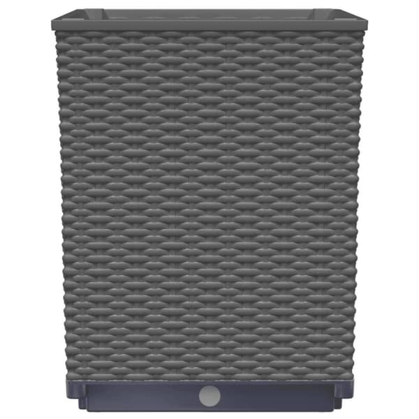 vidaXL Plantekasser 2 stk svart 30x30x37 cm polypropylen