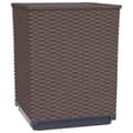 Miniatyrbilde 4 av 8: vidaXL Plantekasser 2 stk brun 30x30x37 cm polypropylen