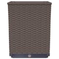 Miniatyrbilde 6 av 8: vidaXL Plantekasser 2 stk brun 30x30x37 cm polypropylen