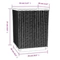Miniatyrbilde 8 av 8: vidaXL Plantekasser 2 stk brun 30x30x37 cm polypropylen