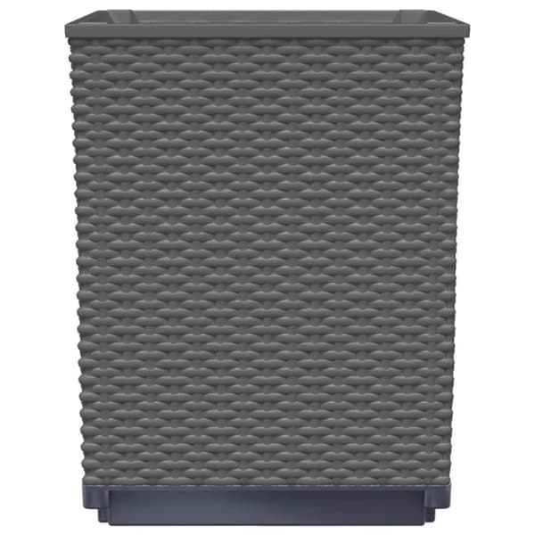 vidaXL Plantekasser 4 stk svart 30x30x37 cm polypropylen