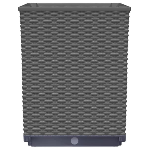 vidaXL Plantekasser 4 stk svart 30x30x37 cm polypropylen