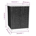 Miniatyrbilde 8 av 8: vidaXL Plantekasser 4 stk svart 30x30x37 cm polypropylen