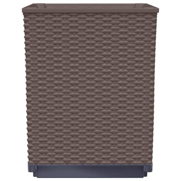 vidaXL plantekasser 2 stk. 30x30x37 cm polypropylen brun
