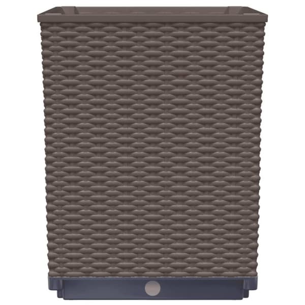 vidaXL plantekasser 2 stk. 30x30x37 cm polypropylen brun