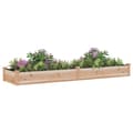 Miniatyrbilde 3 av 8: vidaXL Høybed med foring 240x60x25 cm heltre gran