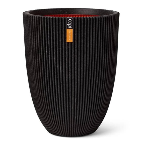 Capi elegant krukke Groove 34x46 cm sort