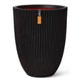 Miniatyrbilde 1 av 11: Capi Vase elegant Groove 34x46 cm svart