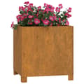 Miniatyrbillede 3 af 9: vidaXL plantekasser med ben 2 stk. 42x40x43 cm cortenstål rustfarvet