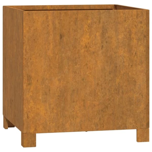 vidaXL plantekasser med ben 2 stk. 42x40x43 cm cortenstål rustfarvet