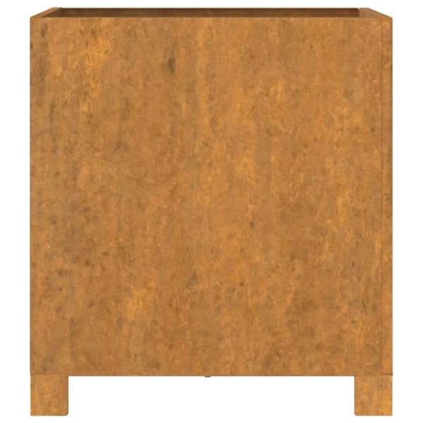 vidaXL plantekasser med ben 2 stk. 42x40x43 cm cortenstål rustfarvet
