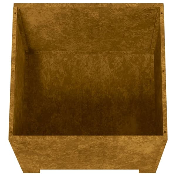 vidaXL plantekasse med ben 32x30x33 cm cortenstål rustfarvet