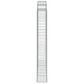 Miniatyrbillede 5 af 6: vidaXL buede gabionkurve 3 stk. 200x30x220/240 cm galvaniseret jern