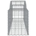 Miniatyrbilde 5 av 6: vidaXL Gabionkurver buede 20 stk 200x50x60/80 cm galvanisert jern