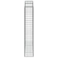 Miniatyrbilde 5 av 6: vidaXL Gabionkurver buede 3 stk 200x50x220/240 cm galvanisert jern