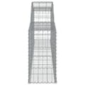 Miniatyrbilde 5 av 6: vidaXL Gabionkurver buede 13 stk 300x30x60/80 cm galvanisert jern
