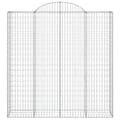 Pikkukuva 4 / 6: vidaXL Kaarevat kivikorit 5 kpl 200x50x200/220 cm galvanoitu rauta