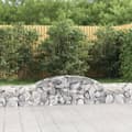 Pikkukuva 2 / 6: vidaXL Kaarevat kivikorit 13 kpl 300x30x40/60 cm galvanoitu rauta