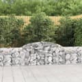 Pikkukuva 2 / 6: vidaXL Kaarevat kivikorit 17 kpl 300x30x60/80 cm galvanoitu rauta