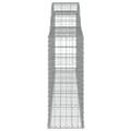 Pikkukuva 5 / 6: vidaXL Kaarevat kivikorit 5 kpl 300x30x80/100 cm galvanoitu rauta