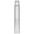 Miniatyrbillede 5 af 6: vidaXL buede gabionkurve 2 stk. 300x30x160/180 cm galvaniseret jern
