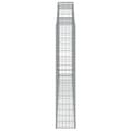 Miniatyrbillede 5 af 6: vidaXL buede gabionkurve 6 stk. 300x30x160/180 cm galvaniseret jern