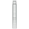 Miniatyrbillede 5 af 6: vidaXL buede gabionkurve 9 stk. 300x30x180/200 cm galvaniseret jern