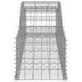 Miniatyrbillede 5 af 6: vidaXL buede gabionkurve 11 stk. 300x50x40/60 cm galvaniseret jern