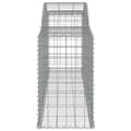 Miniatyrbillede 5 af 6: vidaXL buede gabionkurve 25 stk. 300x50x80/100 cm galvaniseret jern