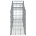 Miniatyrbilde 5 av 6: vidaXL Gabionkurver buede 6 stk 300x50x80/100 cm galvanisert jern