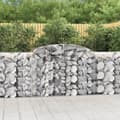 Miniatyrbilde 2 av 6: vidaXL Gabionkurver buede 20 stk 300x50x100/120 cm galvanisert jern