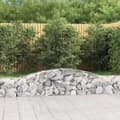 Miniatyrbilde 2 av 6: vidaXL Gabionkurver buede 3 stk 400x30x40/60 cm galvanisert jern