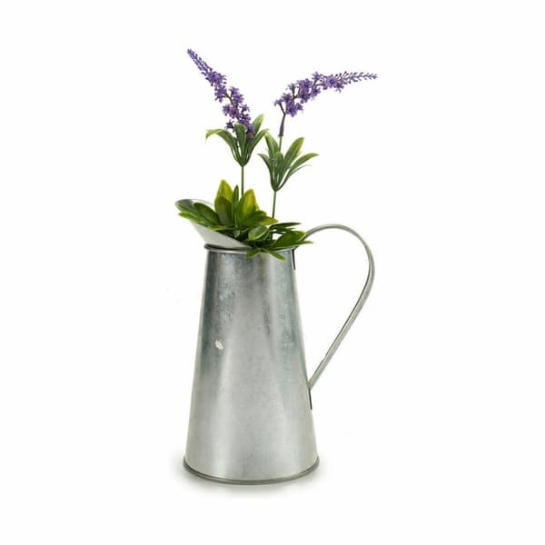 Kruka Ibergarden J60700-B Silvrig Zink Mönster Mjölkkanna 17 x 21,5 x 11,3 cm (24 antal)