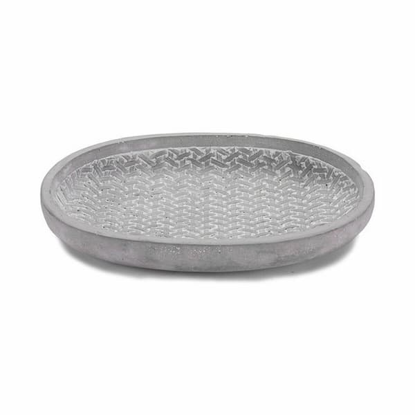 Krukfat Ibergarden 190060-2 Grå Cement Med relief 28 x 4 x 23 cm (6 antal)