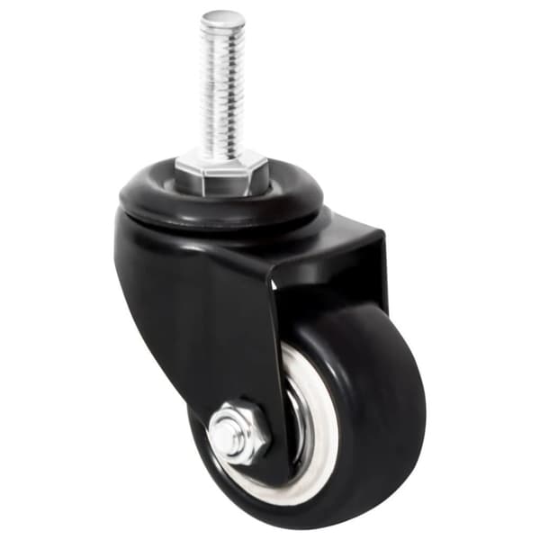 vidaXL hjul til plantekasse 4 stk. 8x3,5x8 cm jern sort
