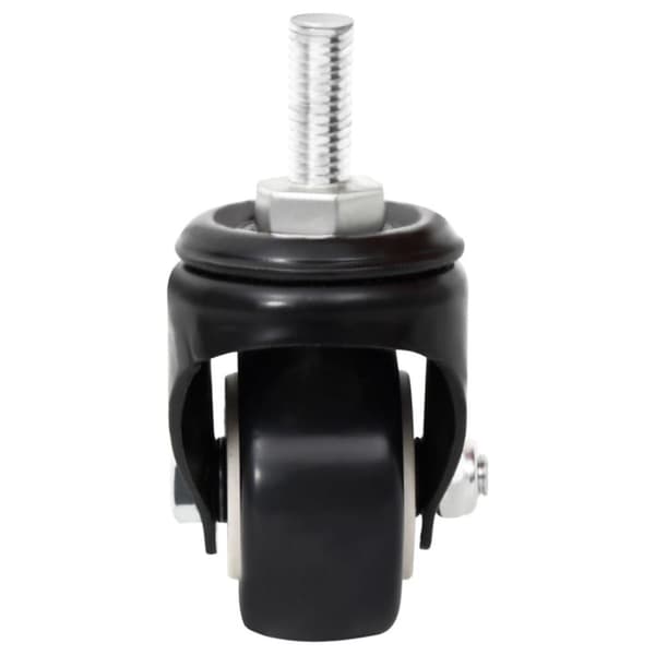 vidaXL hjul til plantekasse 4 stk. 8x3,5x8 cm jern sort