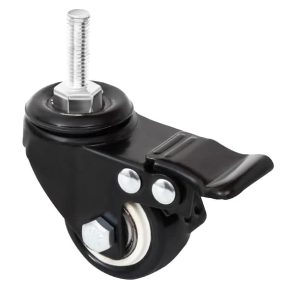 vidaXL hjul til plantekasse 4 stk. 8x3,5x8 cm jern sort