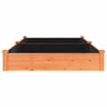 Miniatyrbillede 5 af 8: vidaXL plantekasse med foring 240x120x25 cm massivt fyrretræ brun
