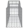 Miniatyrbillede 5 af 6: vidaXL buede gabionkurve 50 stk. 200x50x60/80 cm galvaniseret jern