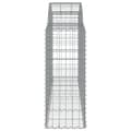 Miniatyrbillede 5 af 6: vidaXL buede gabionkurve 50 stk. 200x50x100/120 cm galvaniseret jern