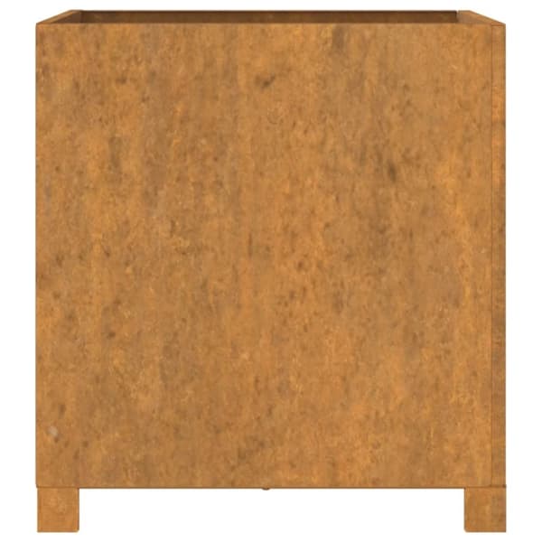 vidaXL Odlingslåda med ben 2 st rostfärgad 49x47x50 cm rosttrögt stål