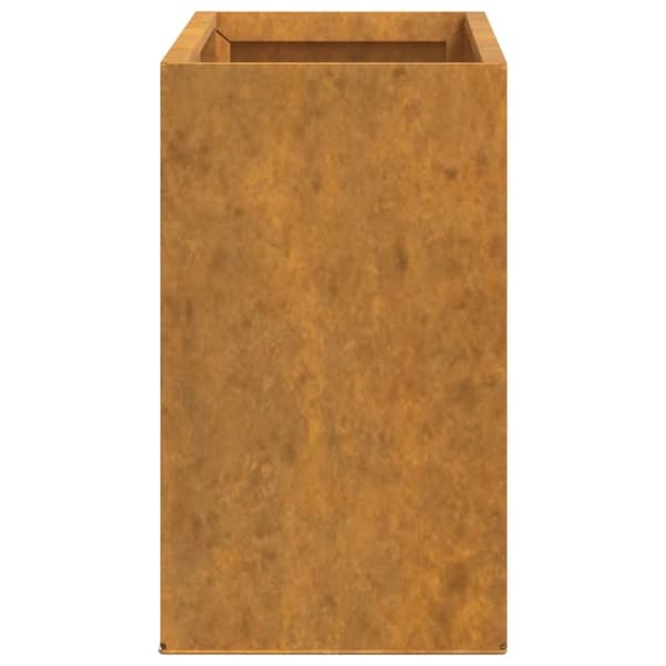 vidaXL væghængte plantekasser 2 stk. 53x10x17 cm cortenstål rustfarvet