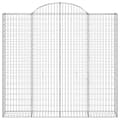 Pikkukuva 4 / 6: vidaXL Kaarevat kivikorit 3 kpl 200x30x180/200 cm galvanoitu rauta