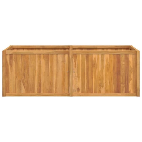 vidaXL Høybed 150x50x50 cm heltre teak