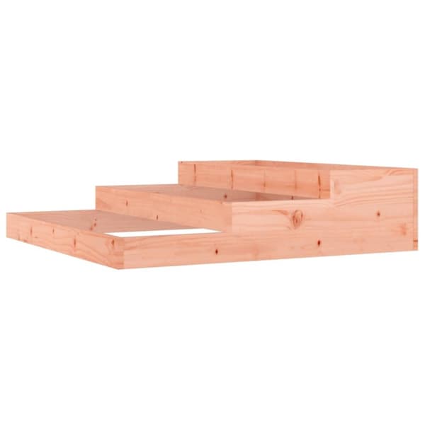 vidaXL Odlingslåda 107x107x27 cm massiv douglas
