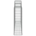 Pikkukuva 5 / 6: vidaXL Kaarevat kivikorit 3 kpl 200x30x100/120 cm galvanoitu rauta