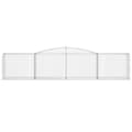 Miniatyrbilde 4 av 6: vidaXL Gabionkurver buede 20 stk 400x50x80/100 cm galvanisert jern